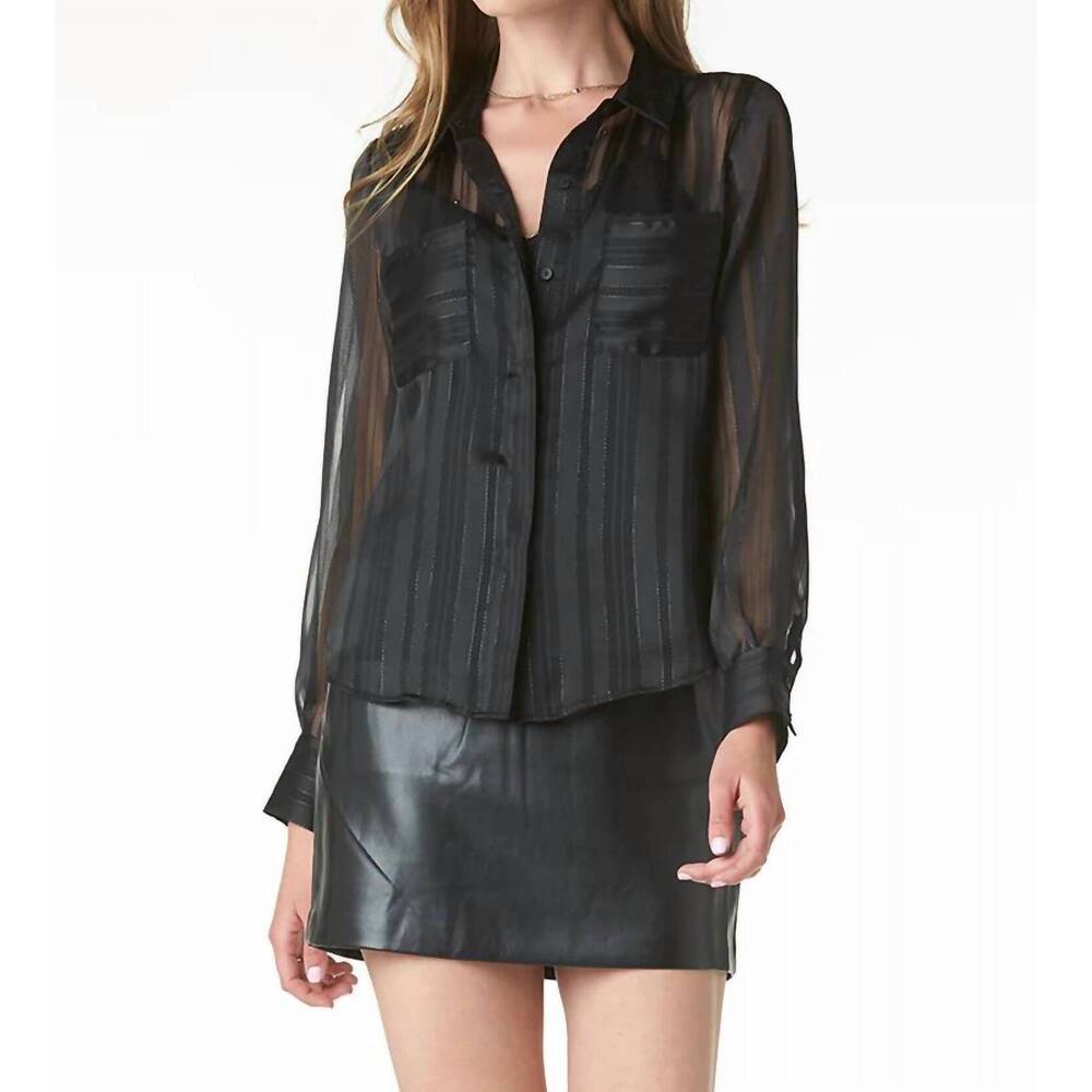NEW TART COLLECTIONS aracelli blouse in black